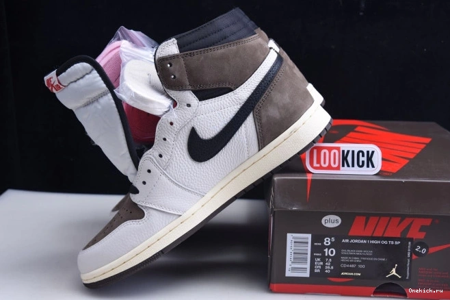 One Kick JORDAN - 1 CD4487-100 SCOTT' SP TS OG 'TRAVIS 2.0 HIGH AIR 0708